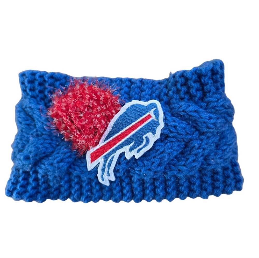 Buffalo Bills kids knit headband, winter ear warmer